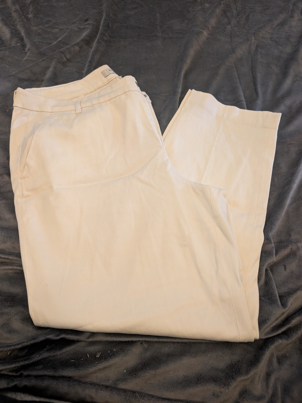 Liverpool Women's Cream Straight-Leg Trousers